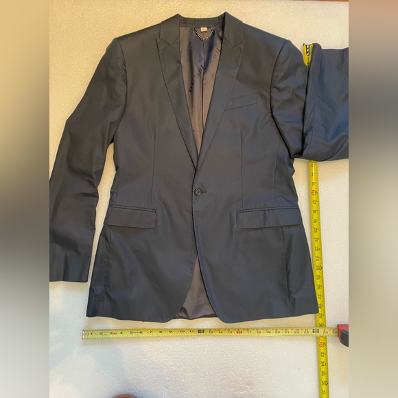 Burberry Other - BURBERRY MENS 40 NAVY BLUE One BUTTON SPORT COAT BLAZER